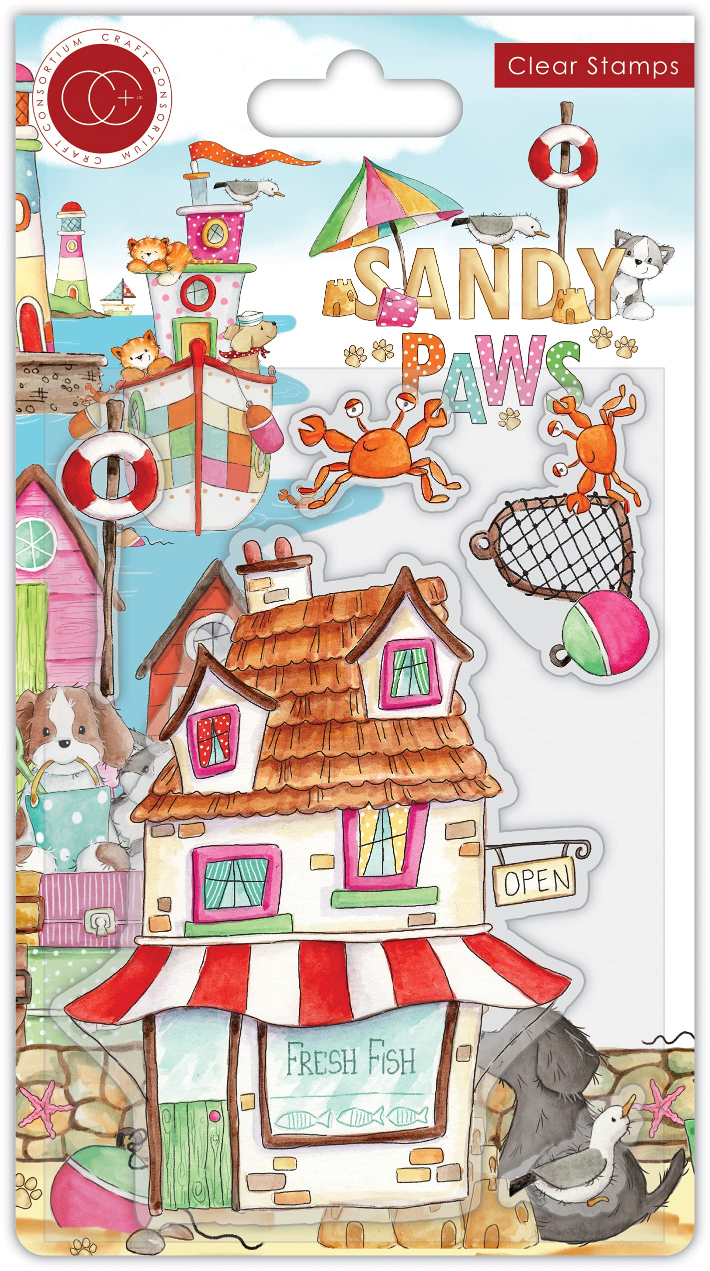 Sandy Paws - Stamp Set - Fresh Fish