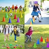 Eocolz 3-in-1 Carnival Games Set for Kids Birthday Party Outdoor Rings Bean view 4