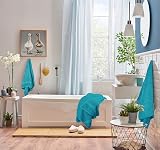 Utopia Towels 8 Piece Set Turquoise 2 Bath 2 Hand 4 Washcloths Cotton view 5