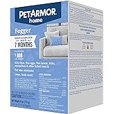 PetArmor Home Fogger, Kills Fleas, Ticks, Mosquitoes &amp; Other Listed Insects, Helps Eliminate Pet Odor, Clean Fresh Scent, Protects for 7 Months, 3 2oz Canisters
