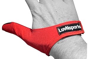 LoveNSports - Bowling Ball Thumb Socks Insert Around Wrist - Tape Replacement with Grip Support- Right Glove Saver