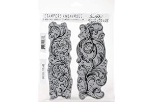 Stampers Anonymous CLING RBBR STAMP SET BAROQUE