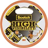 Scotch High Visibility Orange Duct Tape 25m x 48mm Writable Easy Tear view 2