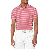 Cutter & Buck Men's Drytec UPF 50+ Forge Heather Stripe Tailored Fit Polo Shirt