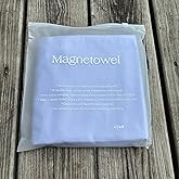 Magnetowel – Quick-Dry Sand-resistant Towel with Corner Magnets. Travel, Camping, Sport & Outdoor Use. Full Size, Lightweight, Ultra Absorbent, Anti-Slip & Multi-Purpose. (1, Navy Blue)
