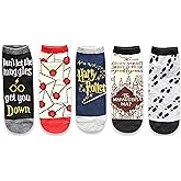 Hyp Harry Potter Marauder's Map Letter Muggle Juniors/Womens 5 Pack Ankle Socks Size 4-10