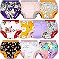 BIG ELEPHANT Potty Training Underwear - 10 Pack, 100% Cotton Absorbent Unisex Toddler Pee Pants for Boys Girls