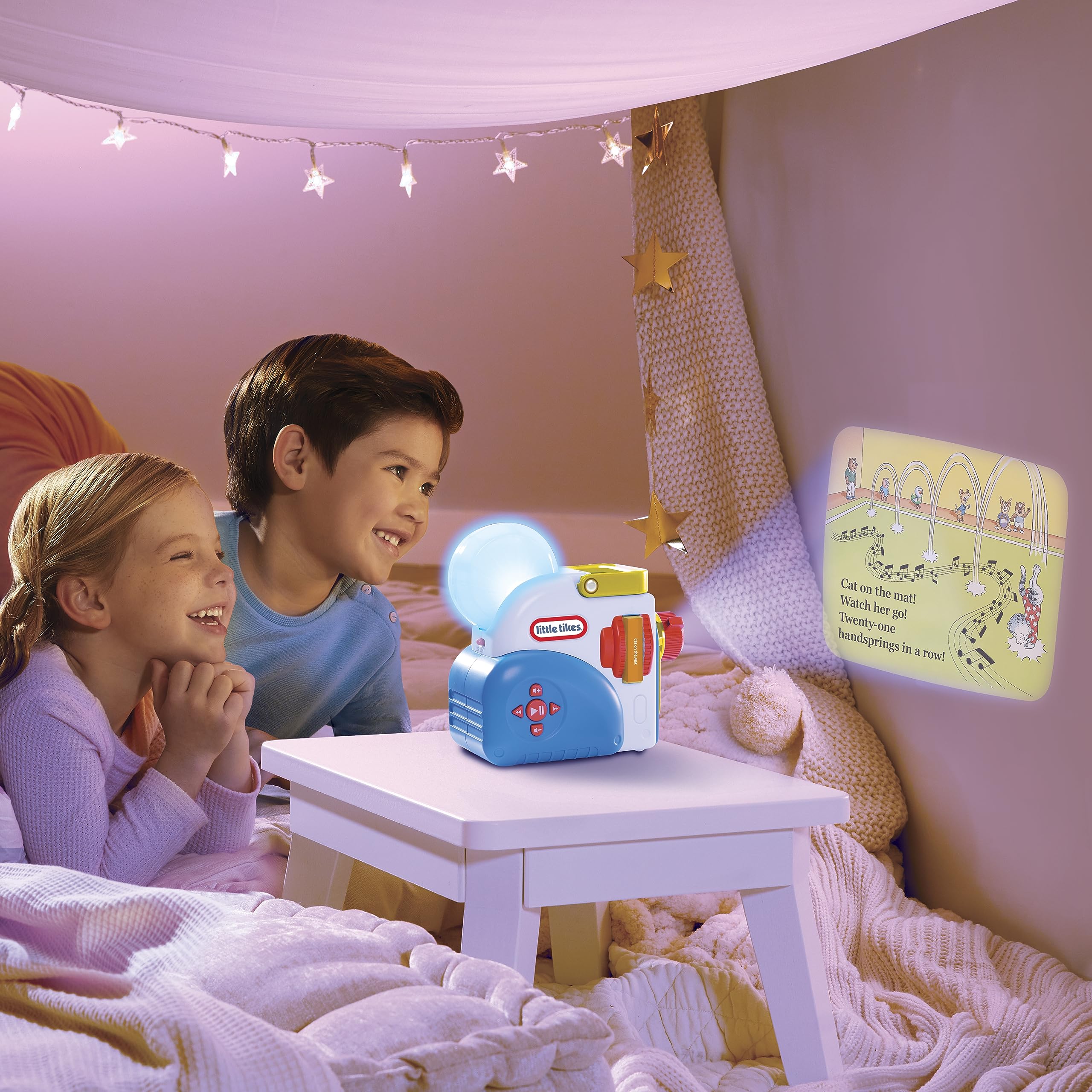 Little Tikes Story Dream Machine Colorful Cats Story Collection, Storytime, Books, Random House, Audio Play Character, Gift and Toy for Toddlers and Kids Girls Boys Ages 3+ Years