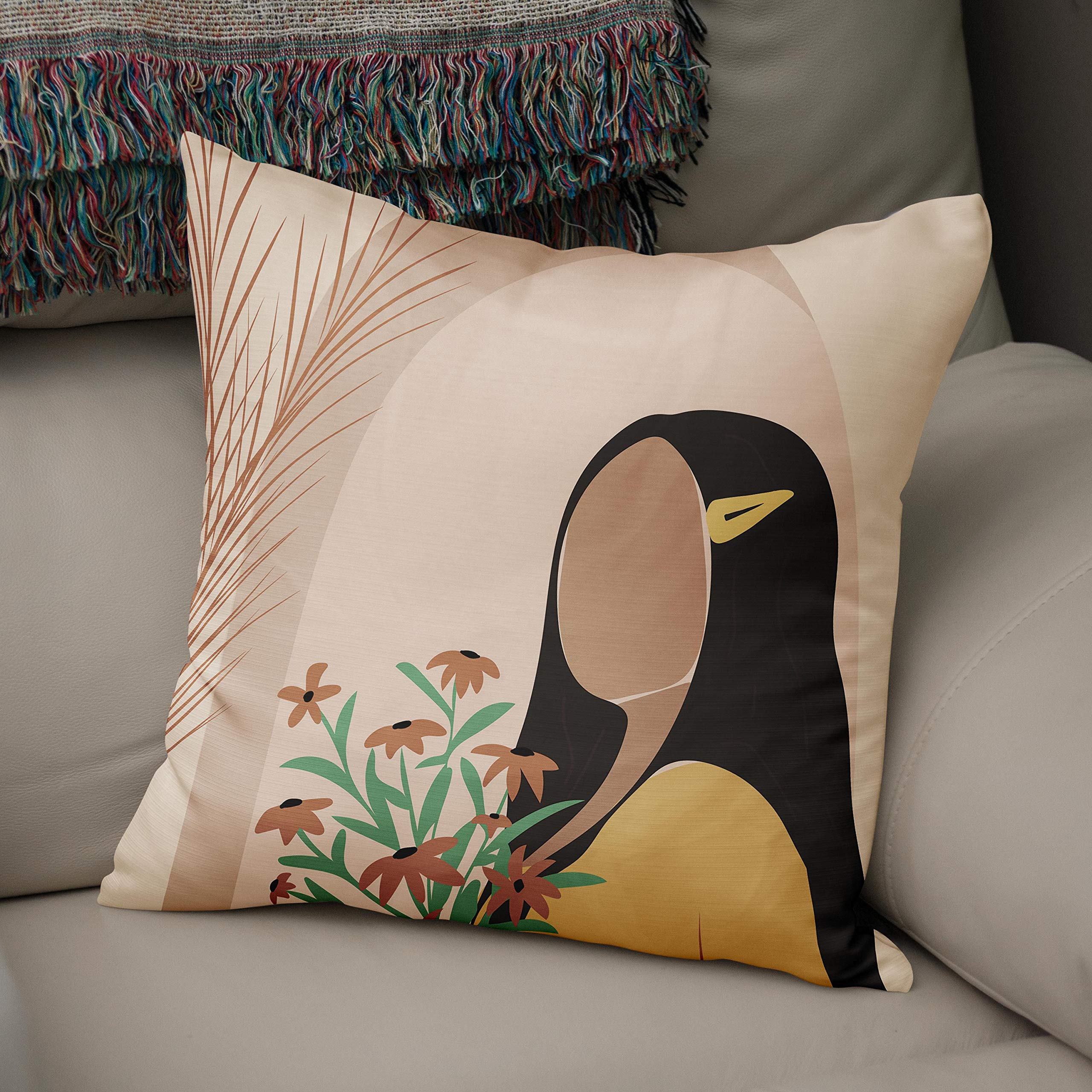 Bonamaison Decorative Cushion Cover, Cotton, Multicolor, 43 x 43 cm