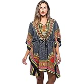 Riviera Sun African Print Dashiki Caftan for Women
