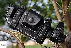 Ottoza TOP Grain Leather Knife Sheaths for Fixed