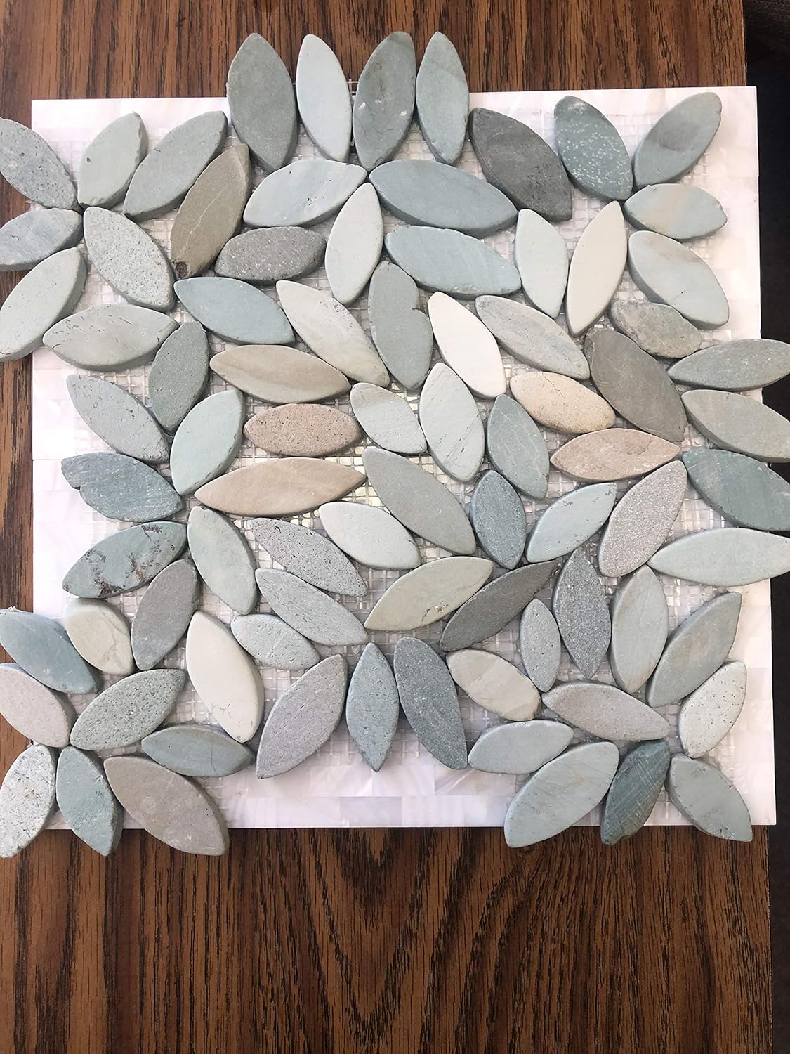 Quick And Easy Grout Installation And Patio Flooring Indoor And Outdoor Use Kitchen Bathroom Indonesia Flower Mosaic Spring 5 Pack Interlocking Pebble Floor Tiles Building Supplies Ceramic Tiles Biquinismaranata Com Br