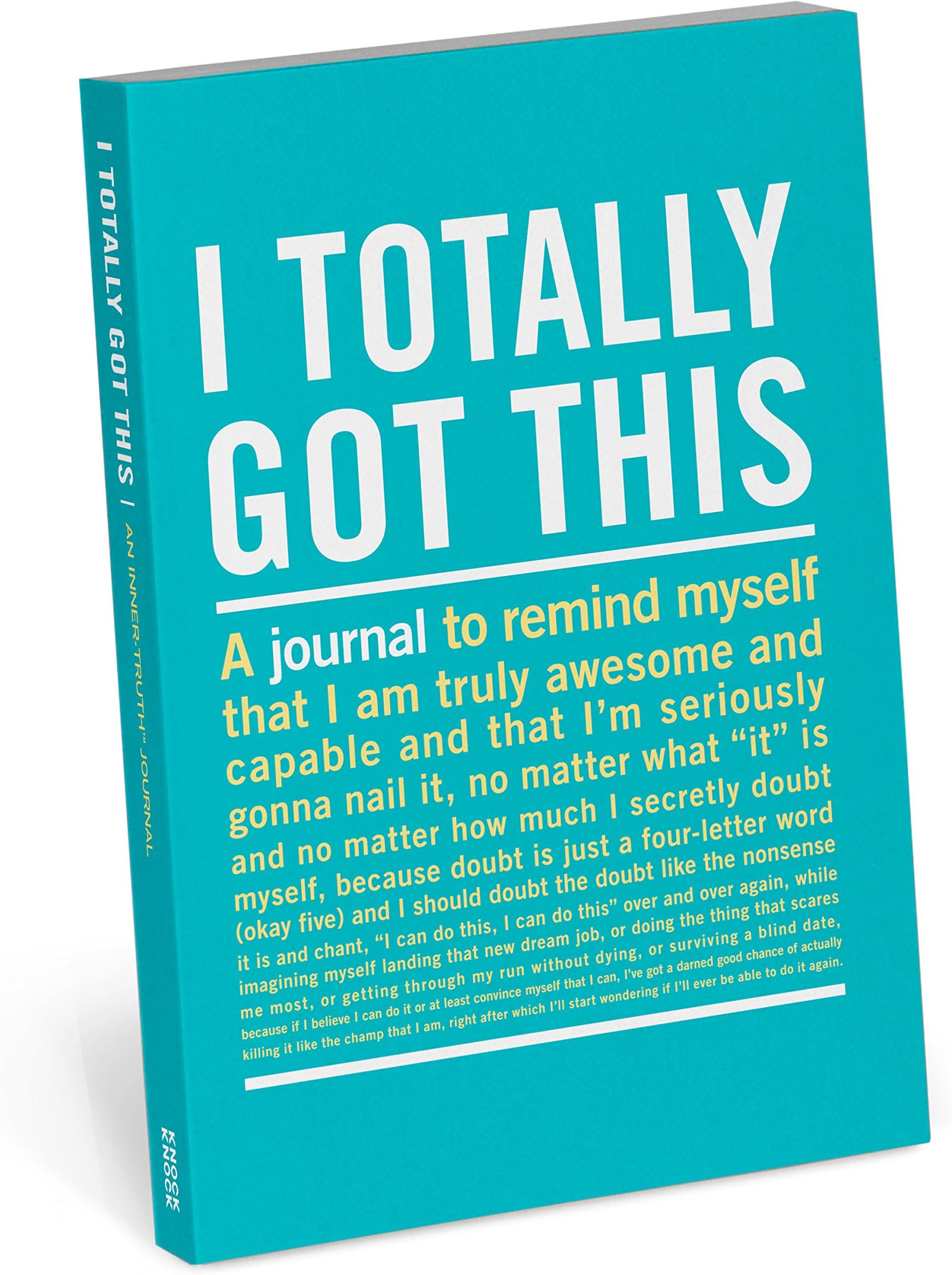 Knock Knock I Totally Got This Mini Inner-Truth Journal (Small, 4 x 5.75-inches)