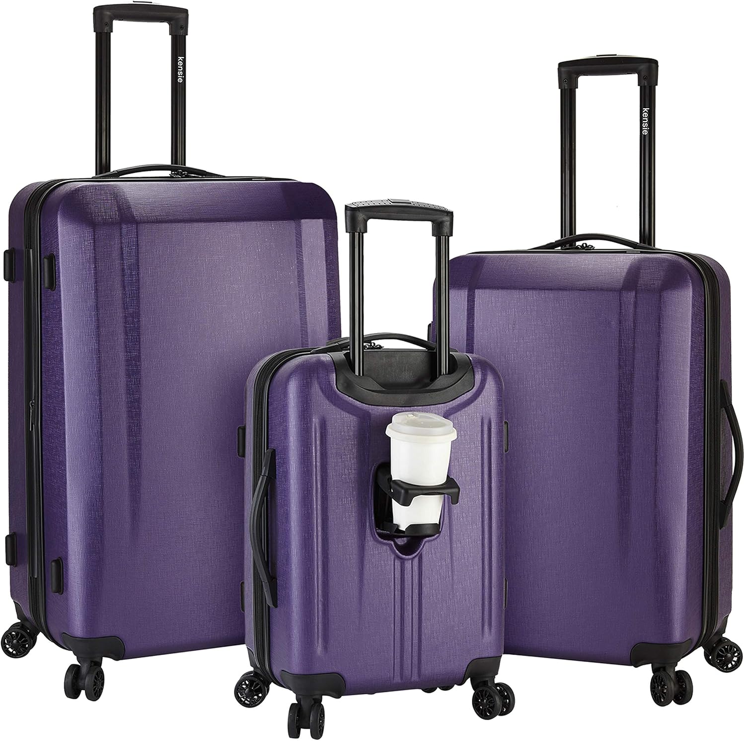 kensie purple luggage