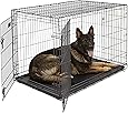 MidWest Homes for Pets Dog Crate | iCrate Single Door & Double Door Folding Metal Dog Crates