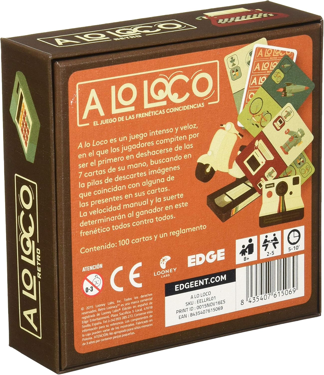 juego de cartas 7 locos