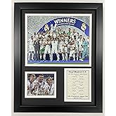 Legends Never Die, Inc. Real Madrid CF | UEFA Champions League Collection | 12"x15" Framed Photo Collage