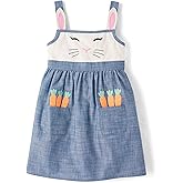 Gymboree Girls and Toddler Embroidered Sleeveless Skirtall Jumpers