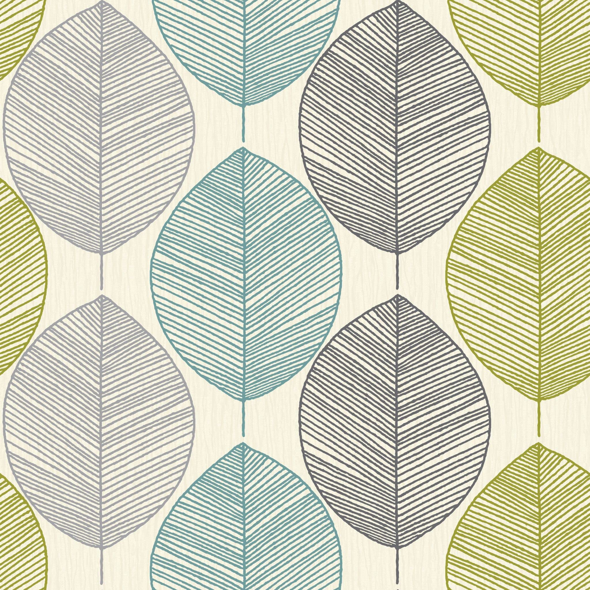 Arthouse 408207 Collection Option 1 Wallpaper, Teal/Green, 10.05 m x 0.53 m