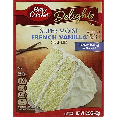 Buy Betty Crocker Super Moist French Vanilla Cake Mix 432 G Pack Of 2 Online In Turkey B0087ccose