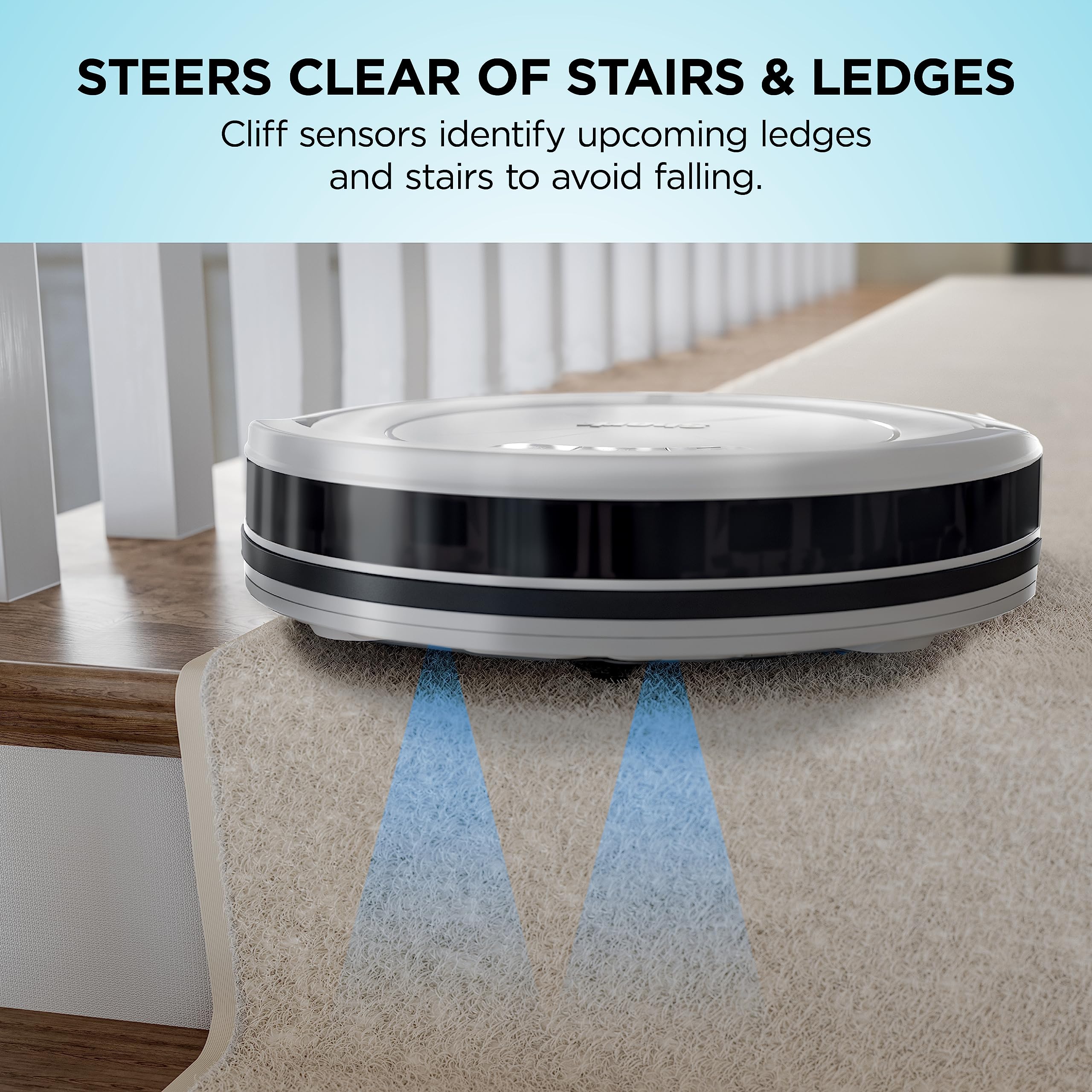 Shark AV752 ION Robot Vacuum, Tri-Brush System, Wifi Connected, 120 Min Runtime, Works with Alexa, Multi Surface Cleaning, White - View 6