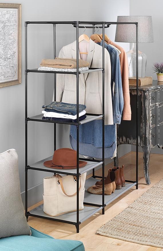 Whitmor Spacemaker Wardrobe Amazon Co Uk Kitchen Home