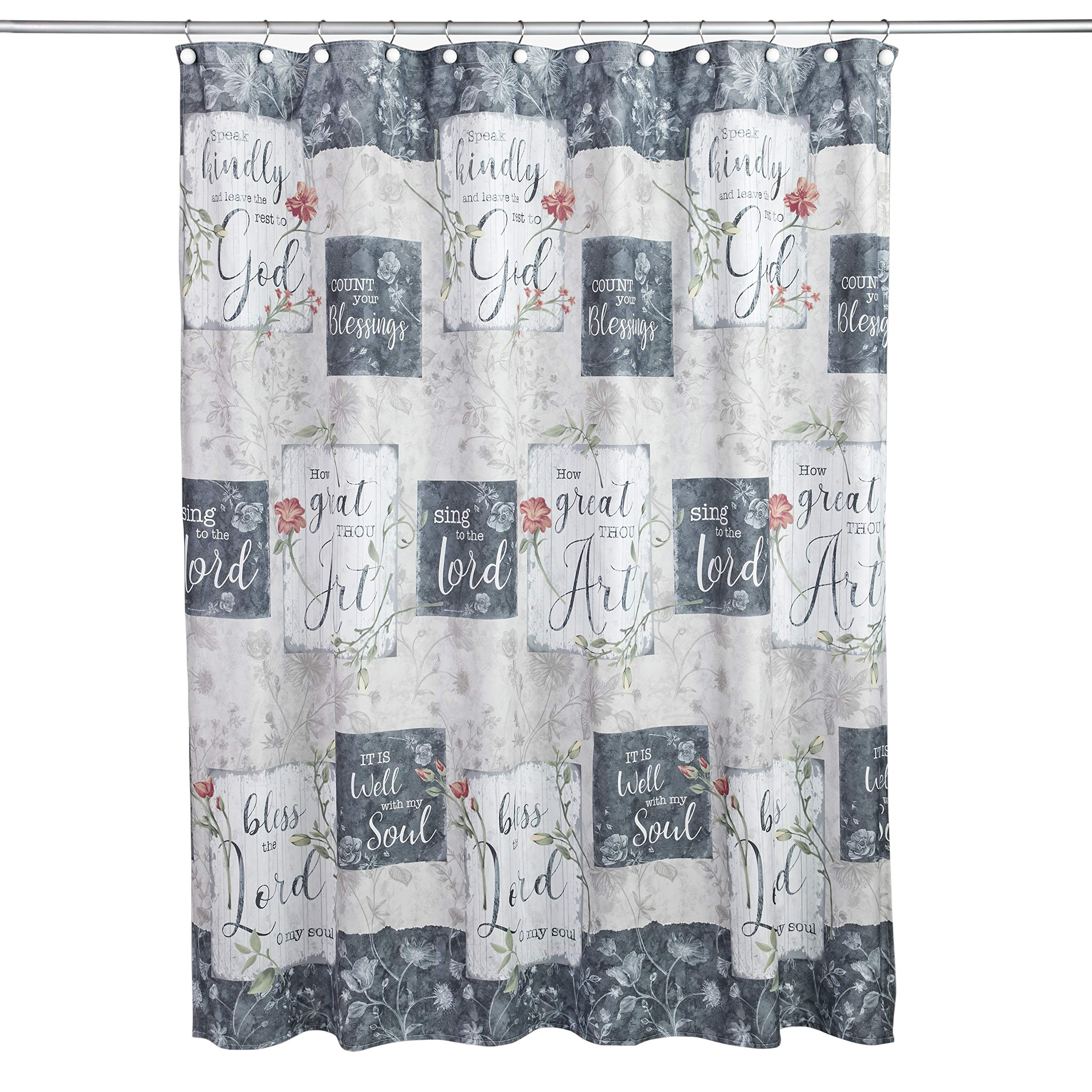 SKL Home by Saturday Knight Ltd. Farm Blessings Shower Curtain, Multi