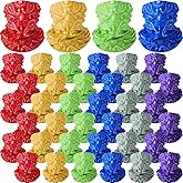 Cozypower 36 Pcs Paisley Bandanas Buffs Seamless Neck Gaiter Face Mask Headwear Balaclava for Men Women Wind UV
