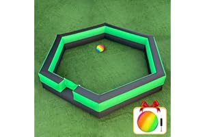 NINGHAOVOV 20FT Gaga Ball Pit Portable,Inflatable Gaga Ball Pit with Blower for Indoor Outdoor School Family Activities Giant Inflatable Sport Game