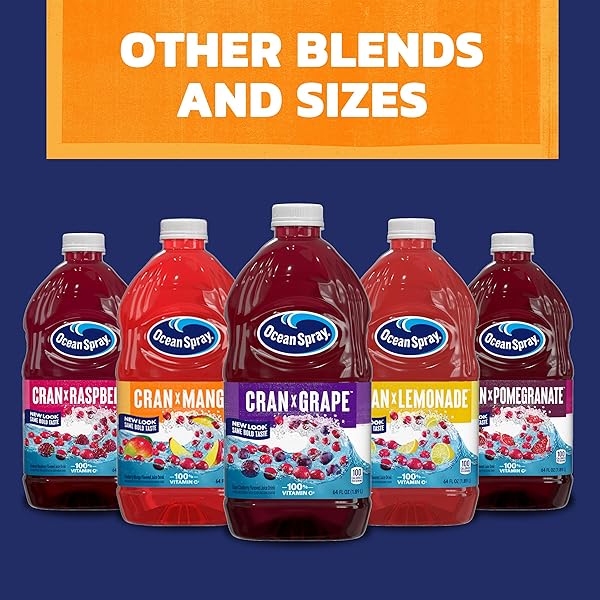 OCEAN SPRAY CRAN-MANGO JUICE DRINK, 64 OUNCE BOTTLE