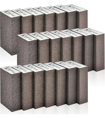 Tanbupu 12Pcs Sanding Sponge 60/80/120/180/220 Grit Coarse...