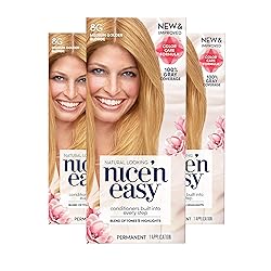 Clairol Nice'n Easy Permanent Hair Dye, 8G Medium