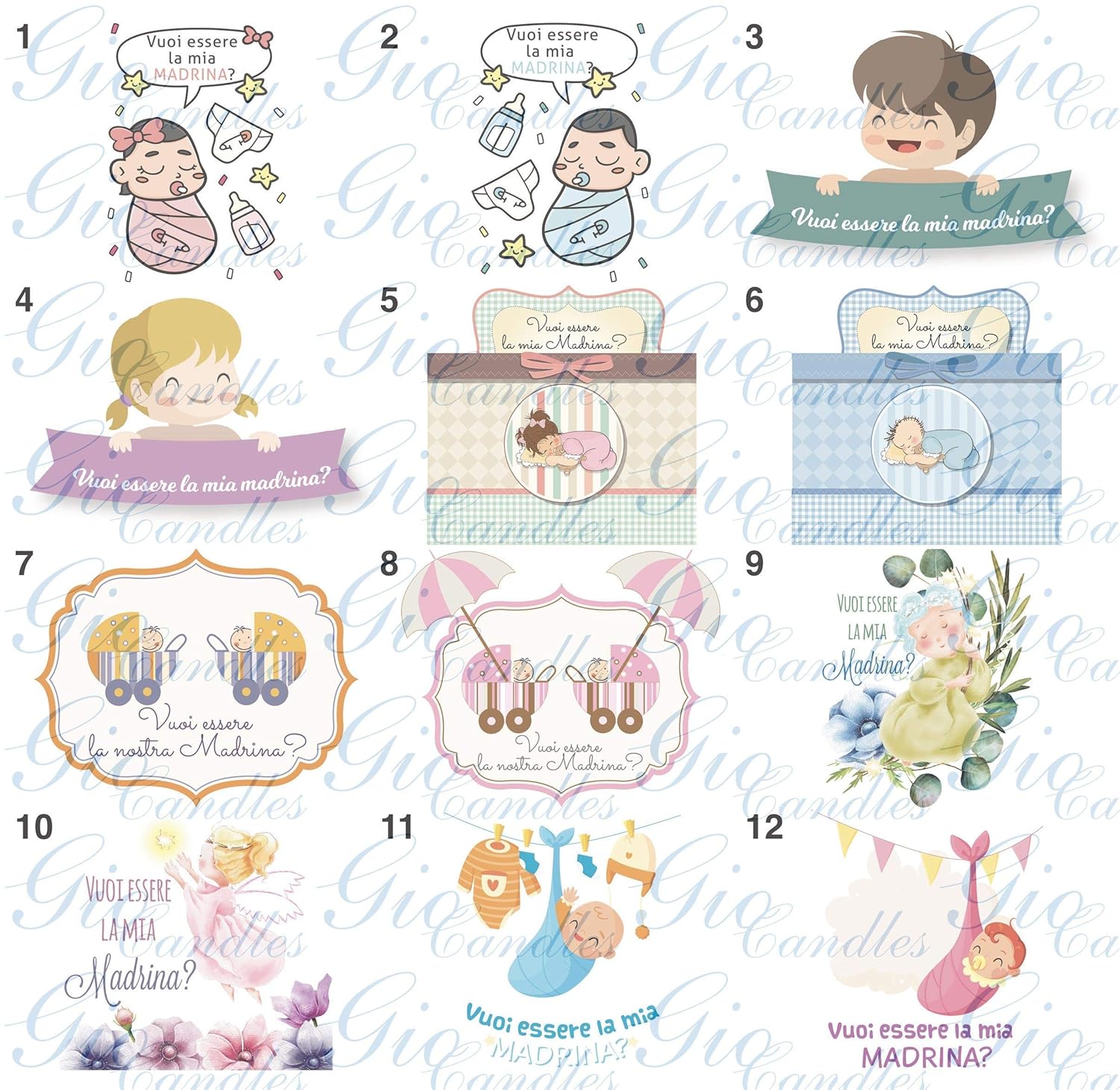 Vasetto Con Candela Personalizzata In Cera Di Soia Per Battesimo O Cresima Regalo Alla Madrina O Padrino Vuoi Essere La Mia Madrina Casa E Cucina Prodotti Handmade