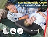 TREKOLOGY ALUFT Ultra Large Inflatable Camping Pillow 60x38cm Grey view 3