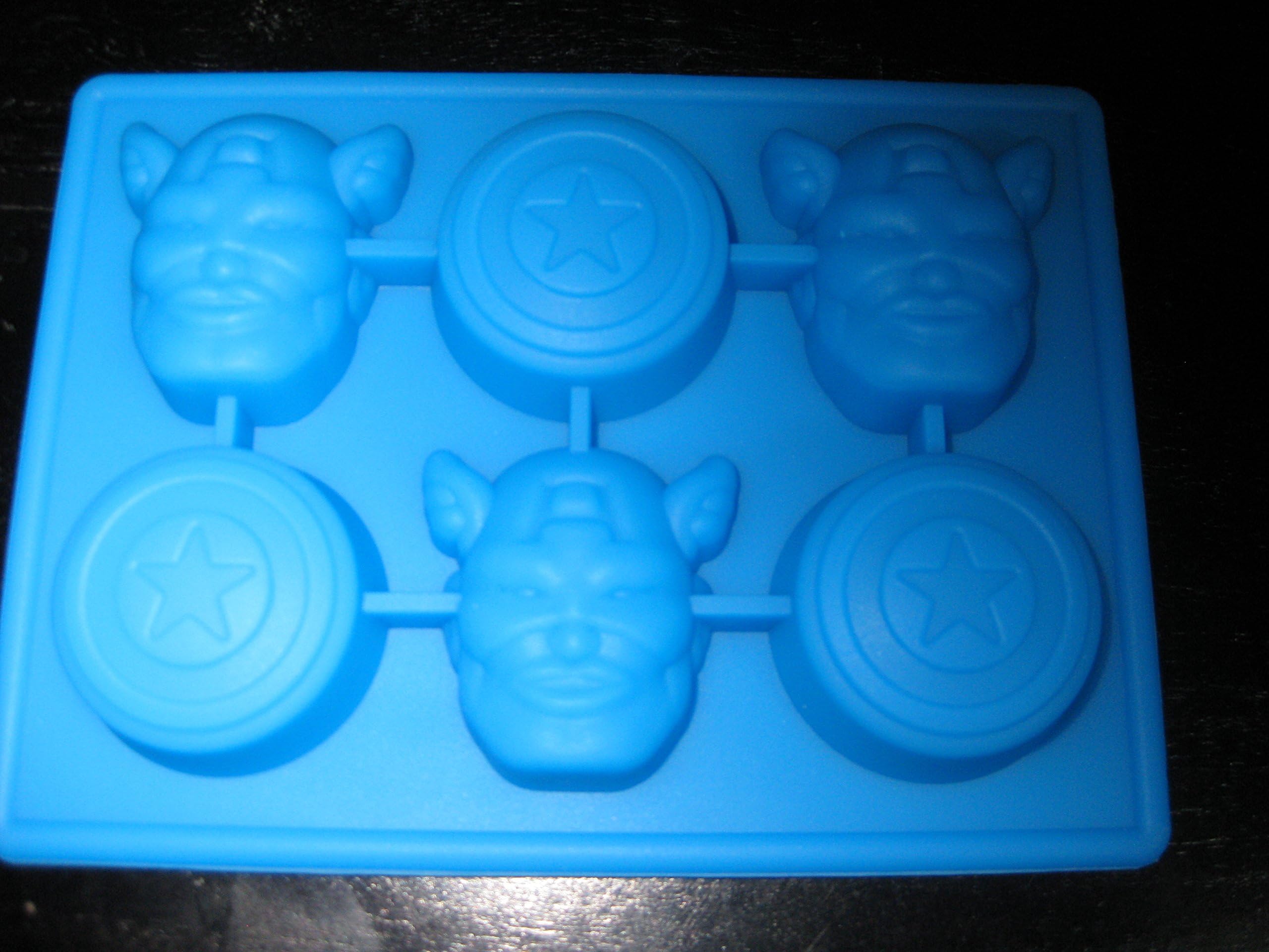 Captain America the Avengers Silicone Candy Mold Chocolate Tray