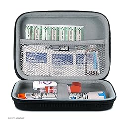 USA Gear Epi Pen Carry Case Fits 2 EpiPens, Asthma