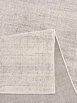 THE RUGS Grey Cream Plain Rug Living Room 120x170 Short Pile view 4
