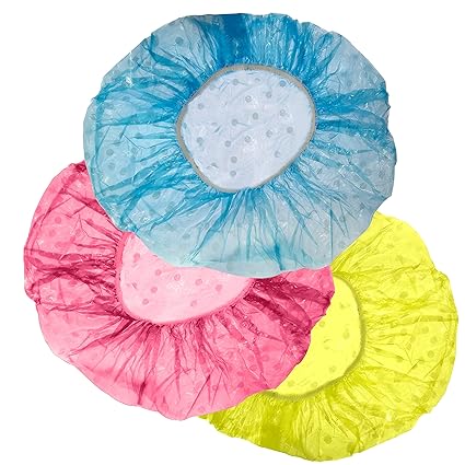Blue Eye Beauty MULTI-UTILITY SHOWER CAPS (set of 3)
