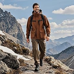 NORTIV 8 Men's Lightweight Hiking Boots Waterproof