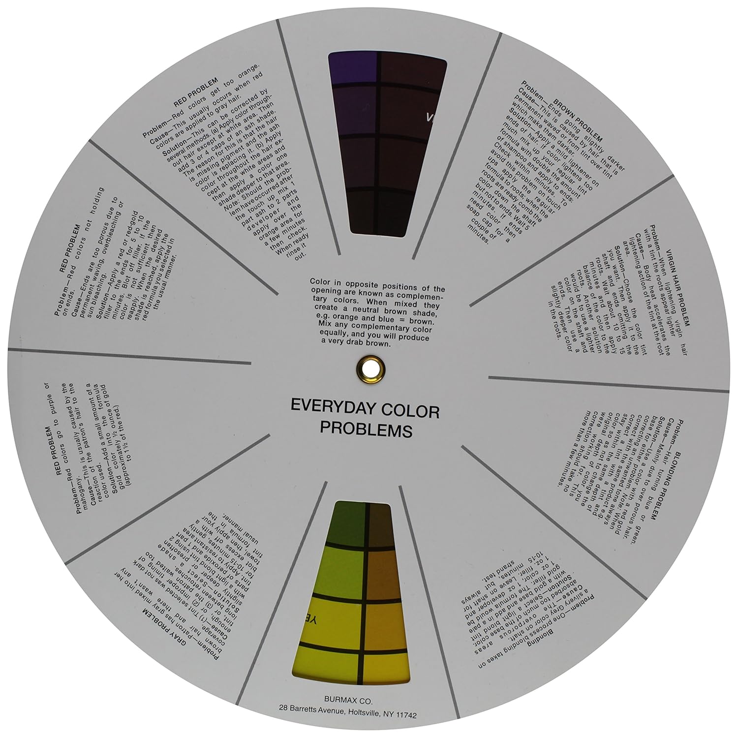 Amazon Com Soft N Style Color Wheel Hair Color Correctors