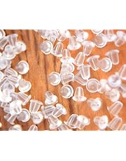 Lot De 100 Fermoirs De Boucles D'oreilles En Silicone Transparent - Marque Simarro