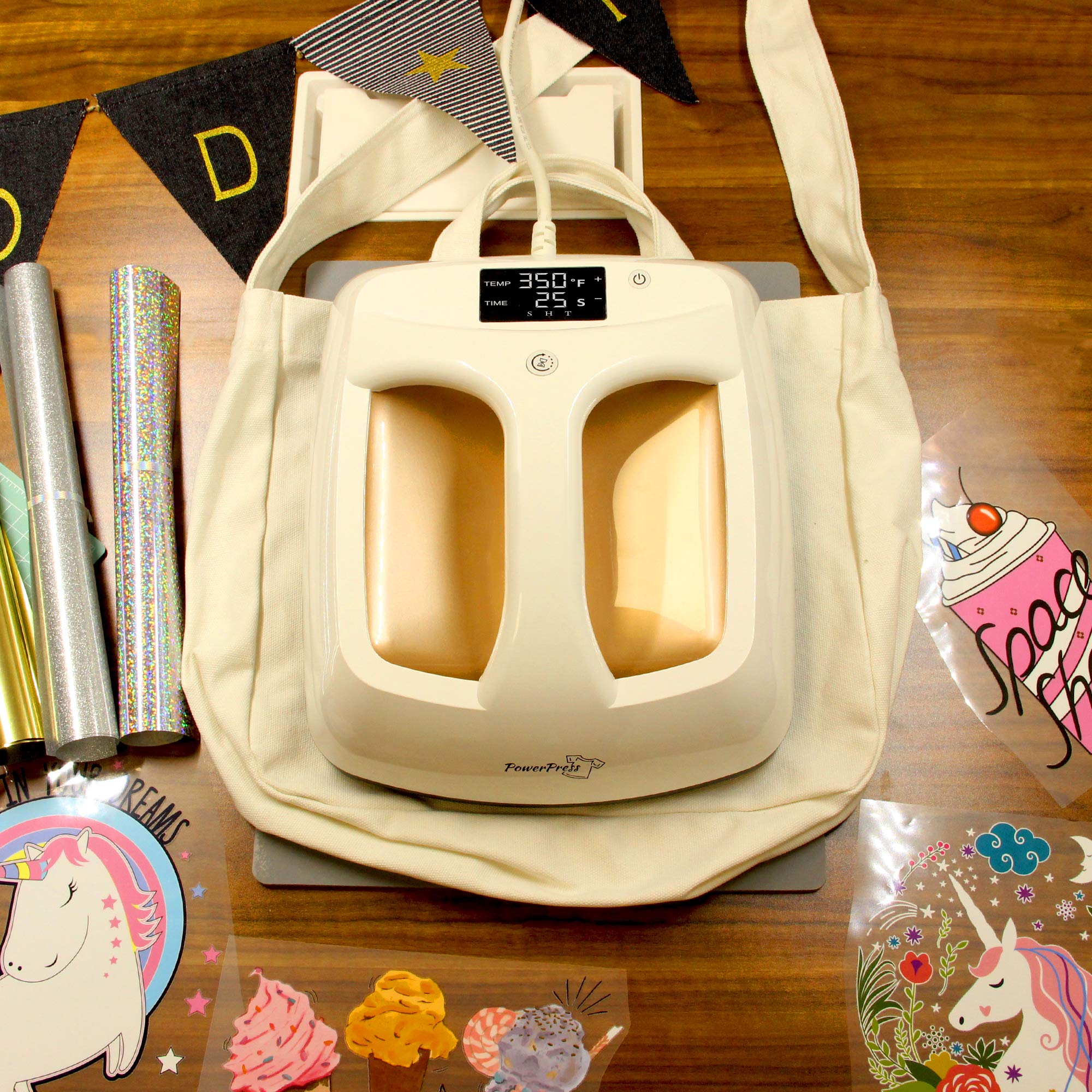 PowerPressIndustrialQualityDigitalSublimationTShirtHeatPress