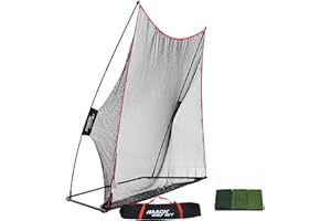 RUKKET SPORTS Rukket Haack Golf Net | Indoor/Outdoor Driving Practice | Swing Training Aids | 10x7, 7x7 Nets or Protection Sides