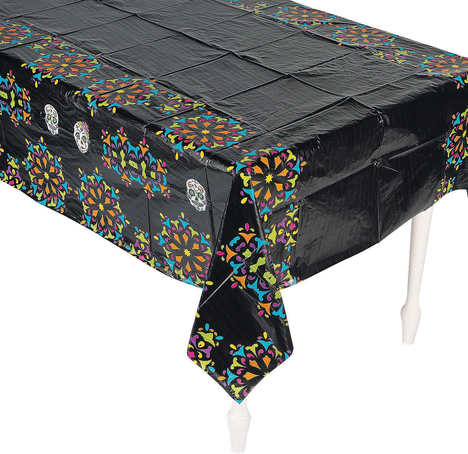 Best dia de los muertos table cloth centerpieces