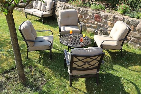 Amazon.de: Made for us Alu Garten-Möbel, Möbel-Garnitur, wetterfestes