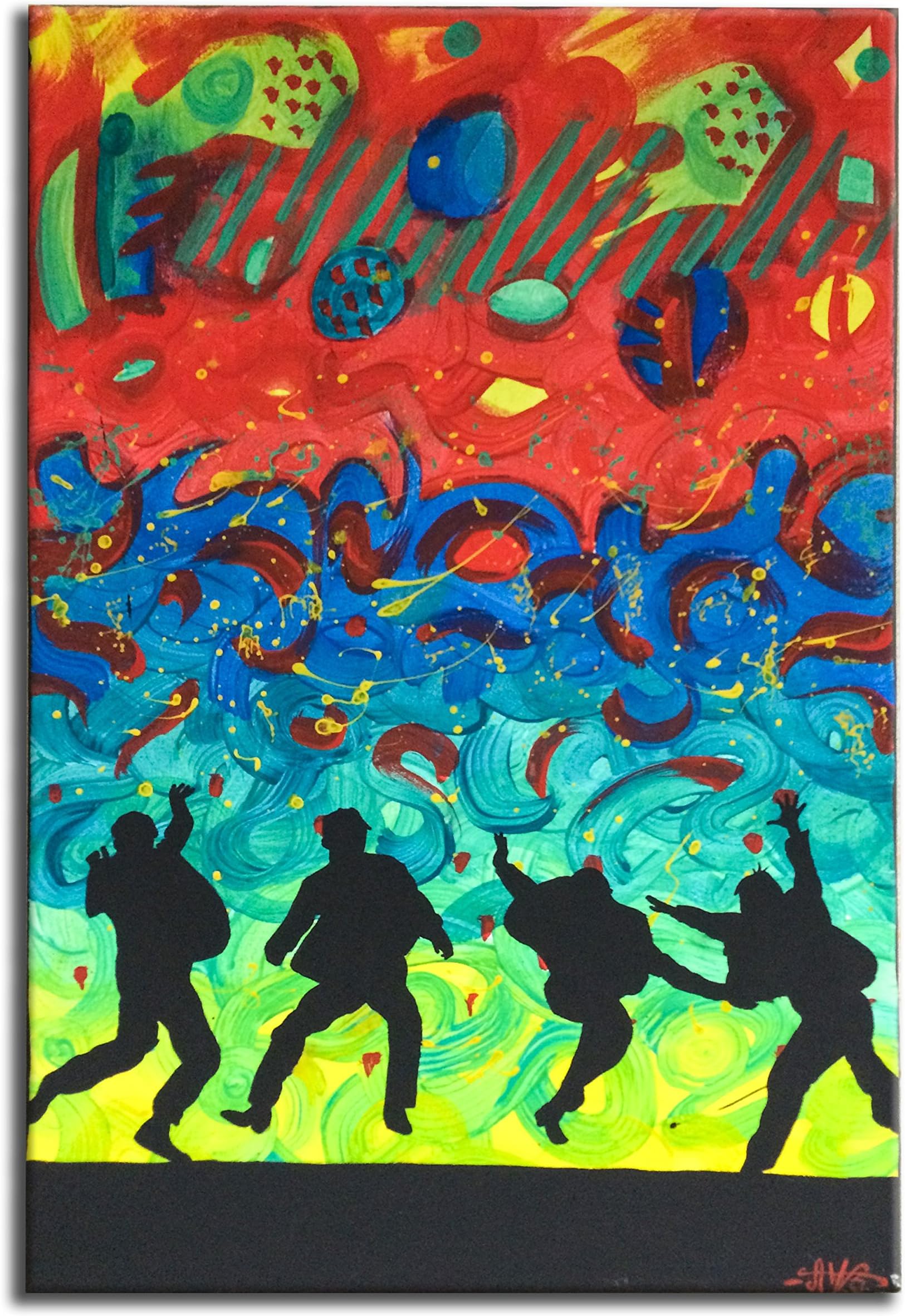 Beatles art canvas painting wall decor