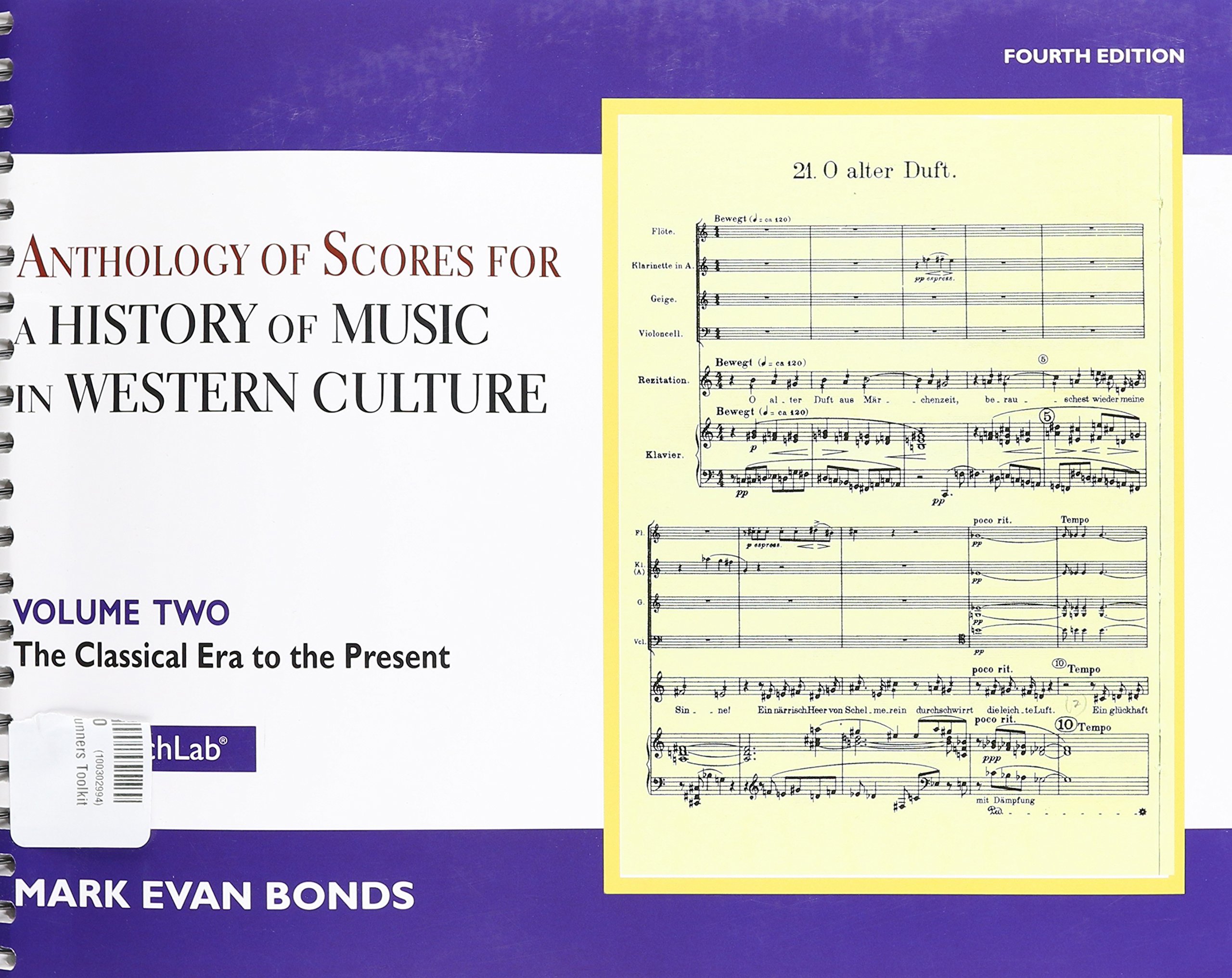 Hist.Of Music..Anthology Of Scores,V.Ii