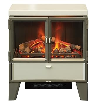 EWT CSN20 Cassington Elektrisches Kaminfeuer mit Fernbedienung
