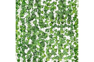 CEWOR 36 Pack 236 Feet Artificial Vines for Bedroom Fake Ivy Vines for Room Wedding Decor Fake Vines with Fake Leaves Artificial Ivy Garland Hanging Vines for Wall Indoor Outdoor Decoration