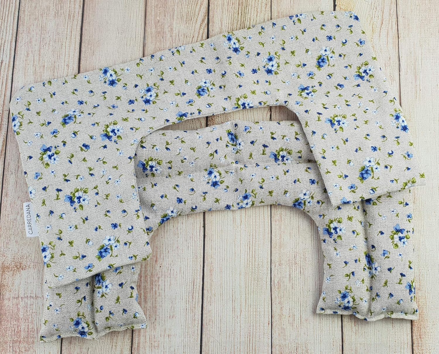 Saco térmico cervical de semillas de trigo y lavanda 45 x 28 cm ...